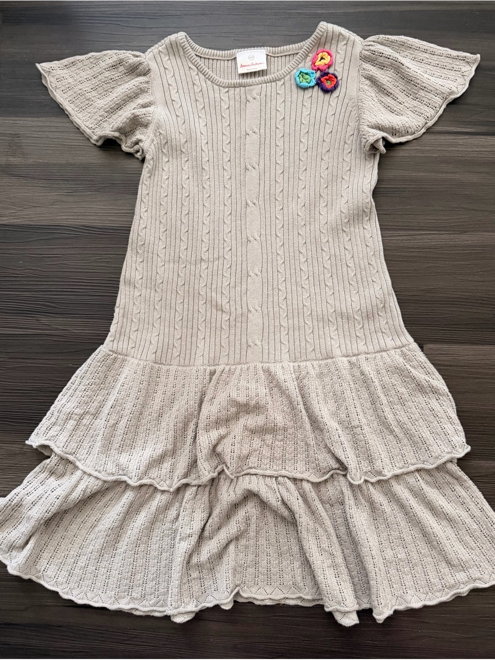 Hanna Andersson sweater dress girl size 160 (14-16)